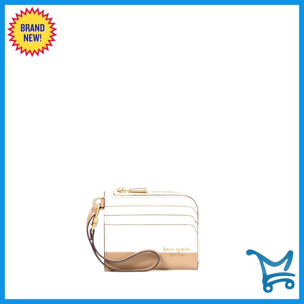Saffiano Leather Wristlet With 6 Card Slots, Compact 3.75x4.25 Inches